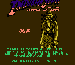Indiana Jones and the Temple of Doom screenshot 3 for NES